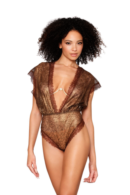 Gold Foil Blouson Teddy Set-1