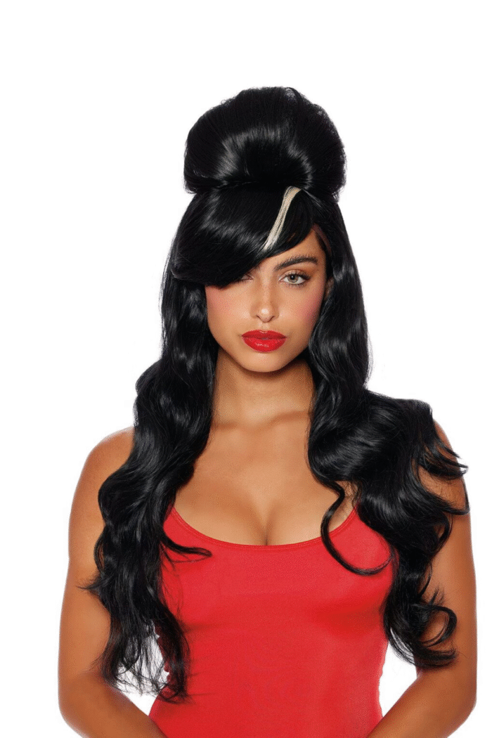 Wavy Wig with Bangs-1