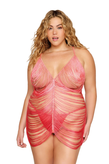 Chemise with G String Plus-1