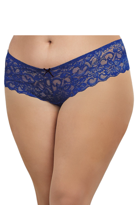 Crotchless Boyshort Panty Plus-1