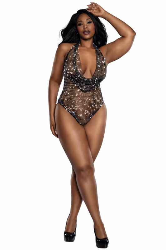 Shine Bright Cowl Neck Teddy Plus-1