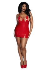 Vinyl Bodycon Set Plus-1