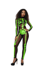 Glitter Skeleton Jumpsuit-1