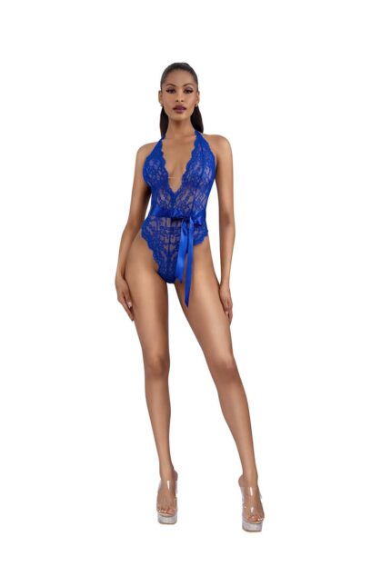 Tiana Lace Teddy Cobalt-1